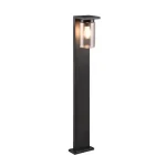 Trio ARDILA kültéri állólámpa fém, üveg, fekete, áttetsző, E27, IP44 - 411660132 Népszerű