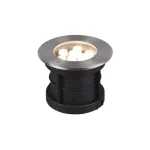 Újdonság Trio BELAJA kültéri talajba építhető lámpa műanyag, fém, fekete, nikkel, LED, 3000K, 8W, 900lm, IP65 - 821660207
