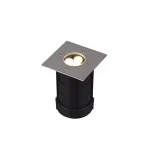 Trio BELAJA kültéri talajba építhető lámpa műanyag, fém, fekete, nikkel, LED, 3000K, 3.5W, 350lm, IP65 - 821669107 Akció