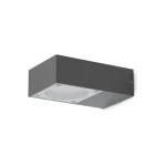 Alacsony ár Ideallux SIRIO AP1 NERO kültéri fali lámpa fém, üveg, fekete, áttetsző, GX53, IP65 - 318219