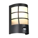 Trio SINTRA kültéri fali lámpa fém, üveg, fekete, fehér, E27, IP44 - R26459132 Végkiárusítás
