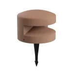 Árengedmény Redo CLIFF leszúrható kültéri lámpa műanyag, beton, fekete, barna, LED, 15W, 323lm, 3000K, IP65 - 91118