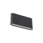 TK Lighting ARWENA kültéri fali lámpa fém, fekete, LED, 6W, 3000K, 680 Lm, IP54 - TK-18185 Végkiárusítás