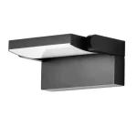 AzzardoDURANTE kültéri fali lámpa fém, műanyag, fekete, fehér, LED, 21W, 2800-4000-6000K, IP54 - AZ-6537 Végkiárusítás