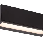 Vásárlói kedvenc Lucide SUTTON kültéri fali lámpa fém, fekete, LED, 1.5W, 82lm, 2700K-3000K, IP54 - 15813/02/30
