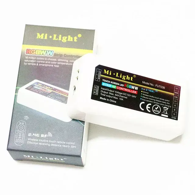 Legjobb ár Vezérlő RGB+CCT 12/24V 10A Mi-Light Wi-Fi LED szalagokhoz - FUT039