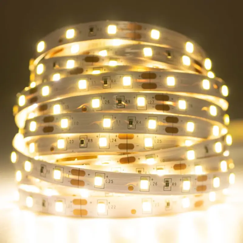 Olcsó LED szalag 12V 24W 300LED 2835 Semleges 8mm 5m