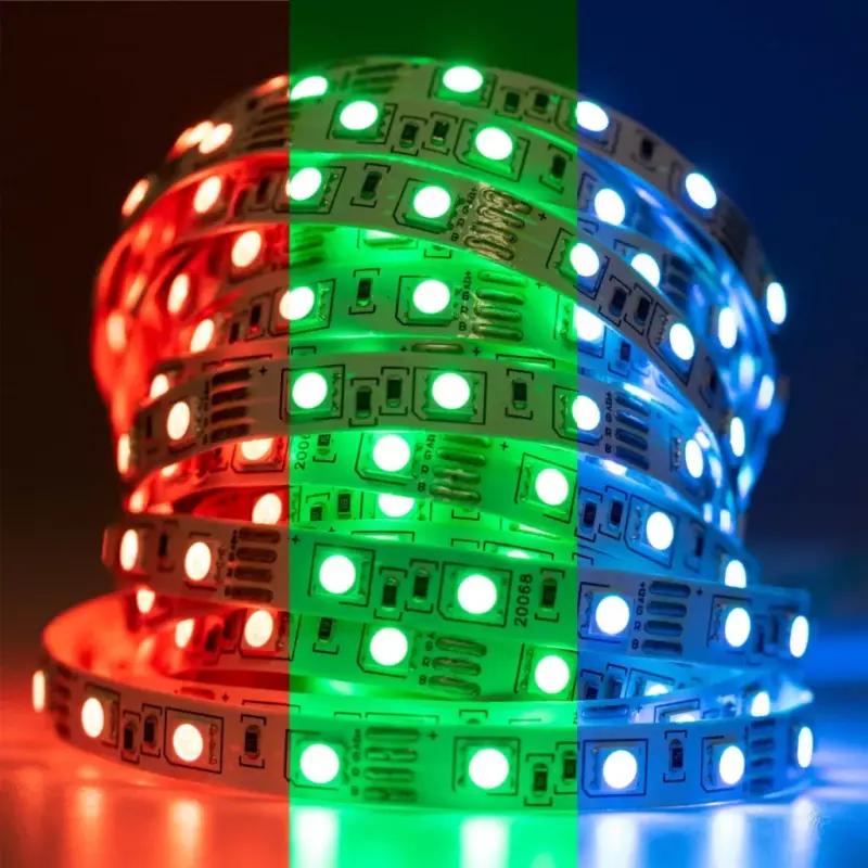 LED szalag 12V 72W 300LED 5050 RGB 10mm 5m Különleges ajánlat