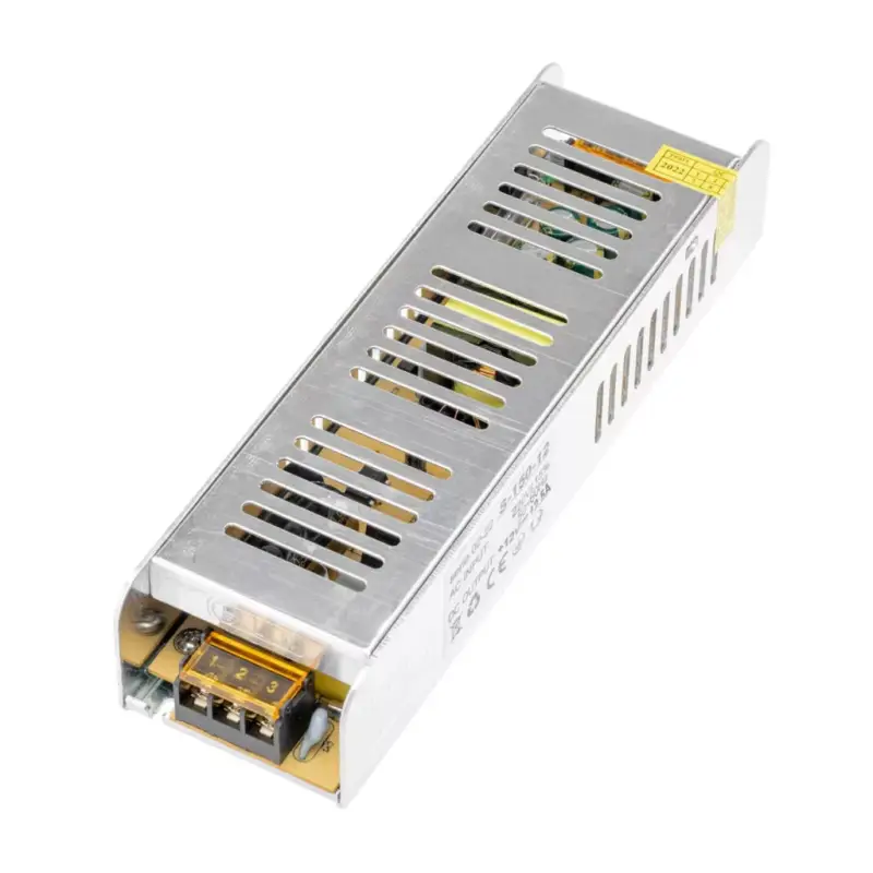 Állandó feszültségű moduláris tápegység 150 W 12,5 A 12 V DC PFC SLIM LED Gyors szállítás