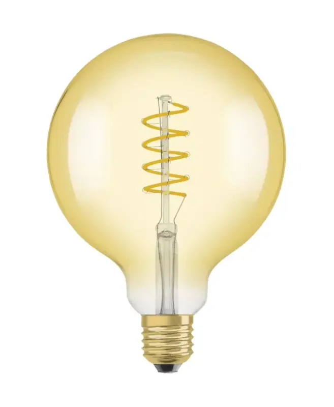 LED izzó E27 G125 5W = 25W 250lm 2000K 300° OSRAM Gyors szállítás