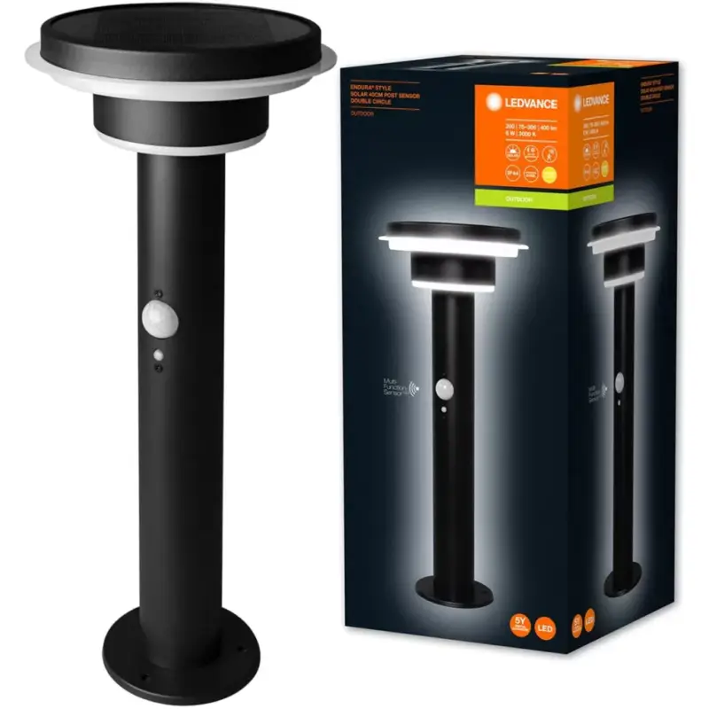 Solar Kerti LED POST lámpa 40cm 6W Fekete ENDURA STYLE LEDVANCE Biztonságos vásárlás