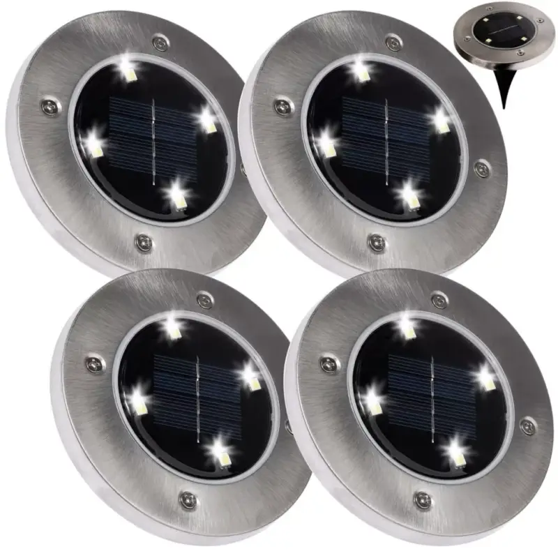 Vedd meg online 4x kerti lámpa szett 4x LED 0,4W SOLÁR FÖLDRE SZERELT IP54