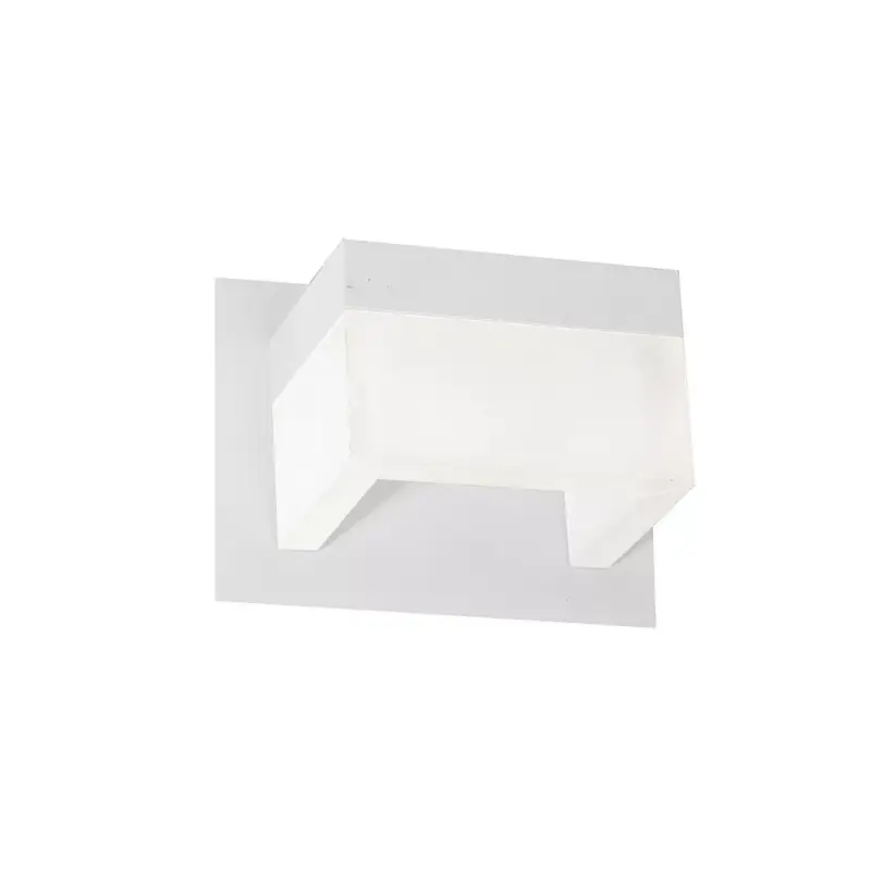 Nézd meg most Fali lámpa CUBO 7W fehér LED IP20 Fém és akril stílusú modern minimalista Milagro