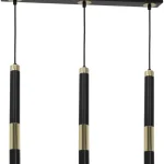 Olcsó MiLAGRO DALLAS fekete-arany függőlámpa + 3xGU10 3W LED
