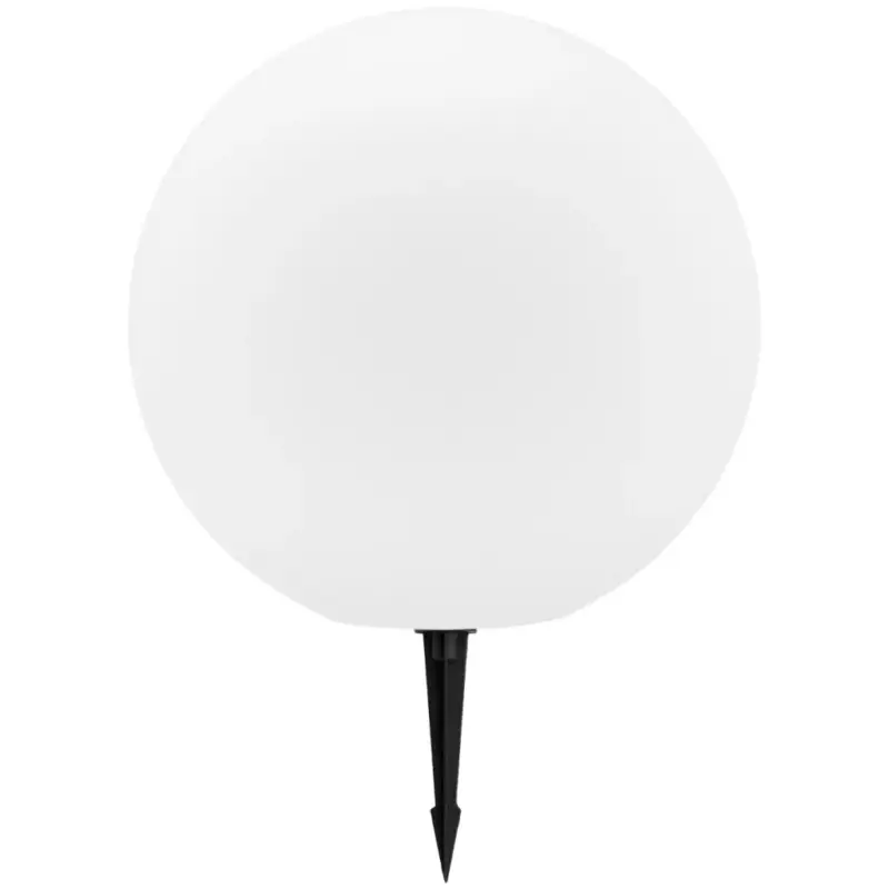 Népszerű Kerti lámpa szegecses kültéri E27 fehér fénygömb 35cm 230V