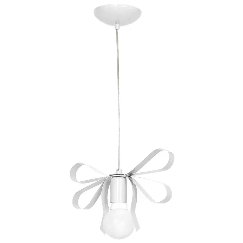 EMMA 1xE27 Girly Ribbon függőlámpa fehér MLP1036 Milagro Metal Újdonság