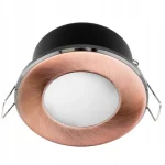 HALOGÉN lámpatest süllyesztett fürdőszobai sofit hermetikus AQUS GU10 LUMILED Réz IP44 RÖGZÍTETT Olcsó