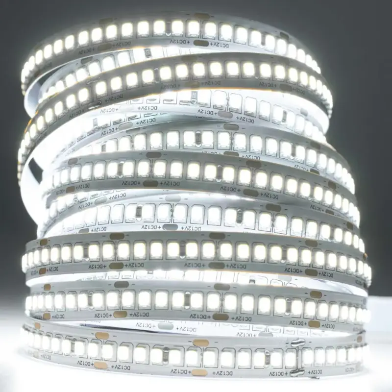 LED szalag 12V 120W 1200LED 2835 Hideg 10mm 5m Szuper akció