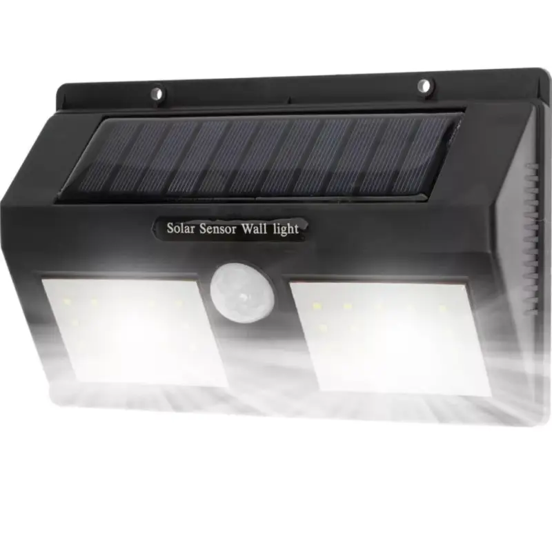 LED napelemes reflektor 5W 5500-6000K hideg IP65 fekete Masterled mozgásérzékelő Legkelendőbb
