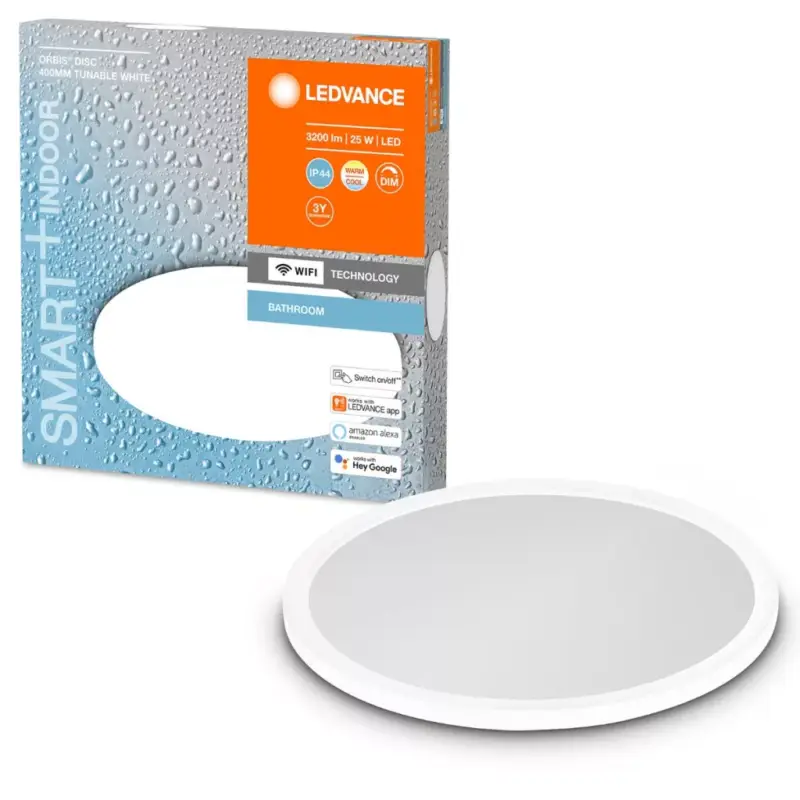 LED mennyezeti lámpa ORBIS Disc fürdőszobai lámpa 25W 3200lm meleg-hideg 40cm SMART+ WiFi LEDVANCE Ajánlat