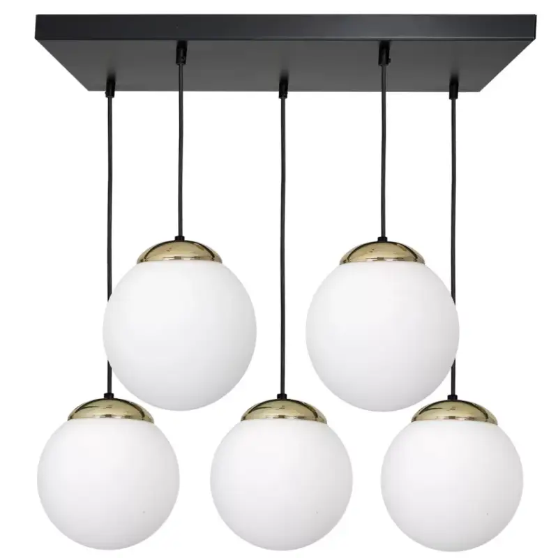 SPARTA függőlámpa 5xE14 White Ball Gold Milagro elemek MLP64501 Fém + Üveg Kihagyhatatlan ajánlat