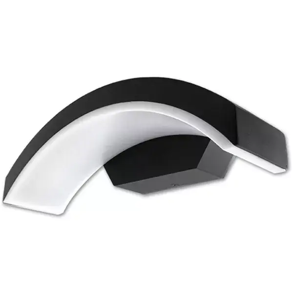 Biztonságos fizetés Kerti emelőfali lámpa LED 9W BLACK BELLA