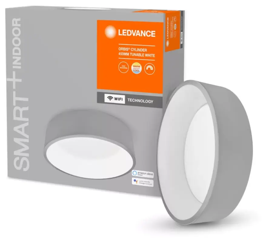 Gyors kiszállítás LED mennyezeti lámpa ORBIS Cylinder 24W 2800lm meleg-hideg 45cm SMART+ WiFi LEDVANCE