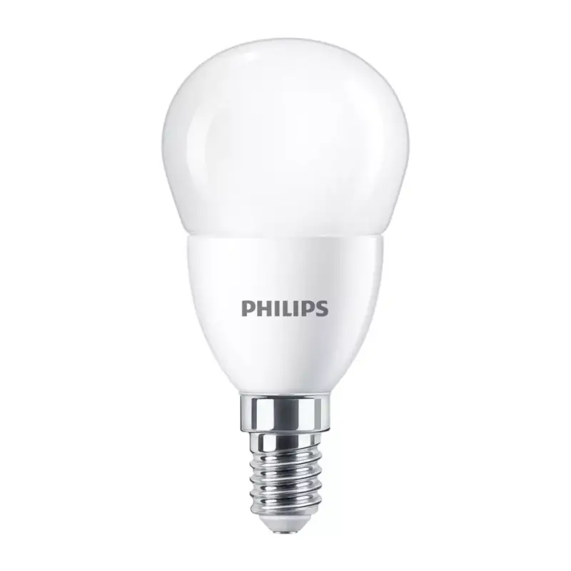 LED izzó E14 7W = 60W 806lm 6500K hideg BALL PHILIPS Bestseller