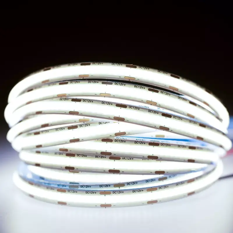 Legnépszerűbb LED szalag COB szalag 12V 50W 1920LED hideg 8mm 5m