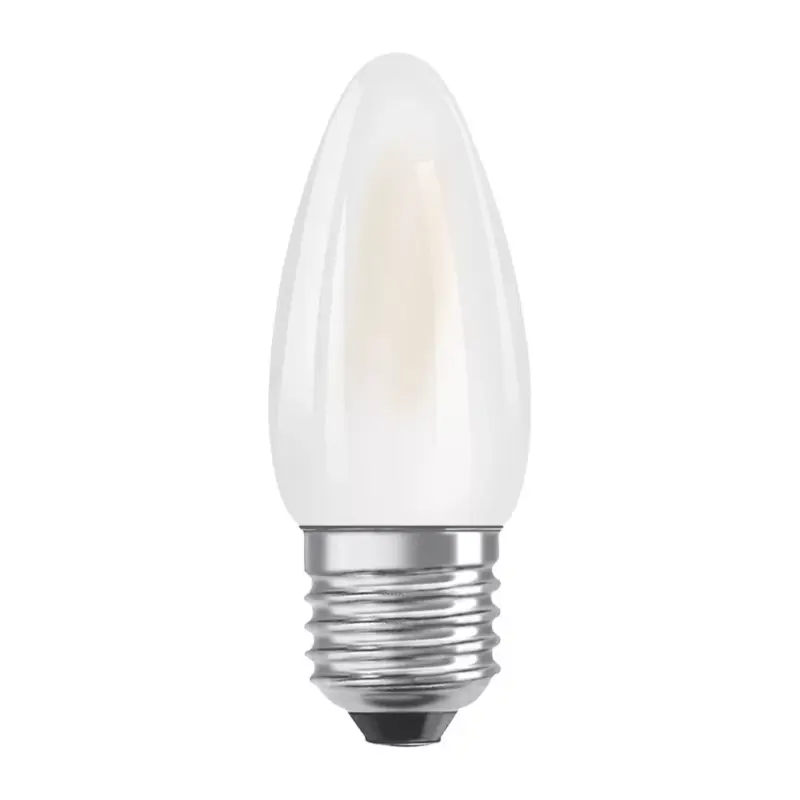 Különleges ajánlat LED izzó E27 B35 4W = 40W 470lm 2700K 300° OSRAM STAR izzószál