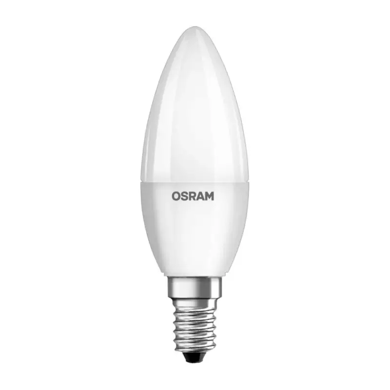 LED izzó E14 B35 5.5W = 40W 470lm 2700K220° OSRAM STAR Azonnal elérhető