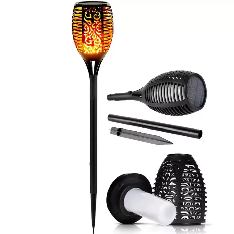 Napelemes kerti lámpa LARGE TORCH LED lánghatás 1700K Korlátozott ajánlat
