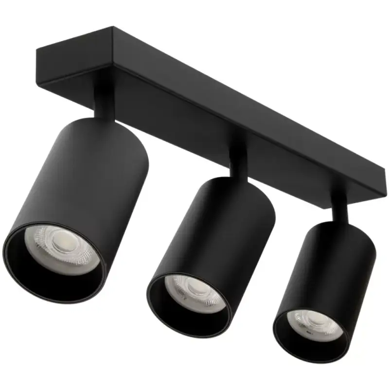 Biztonságos vásárlás Mennyezeti lámpa 3x GU10 SPOT LED lámpa QUALIS III Fekete