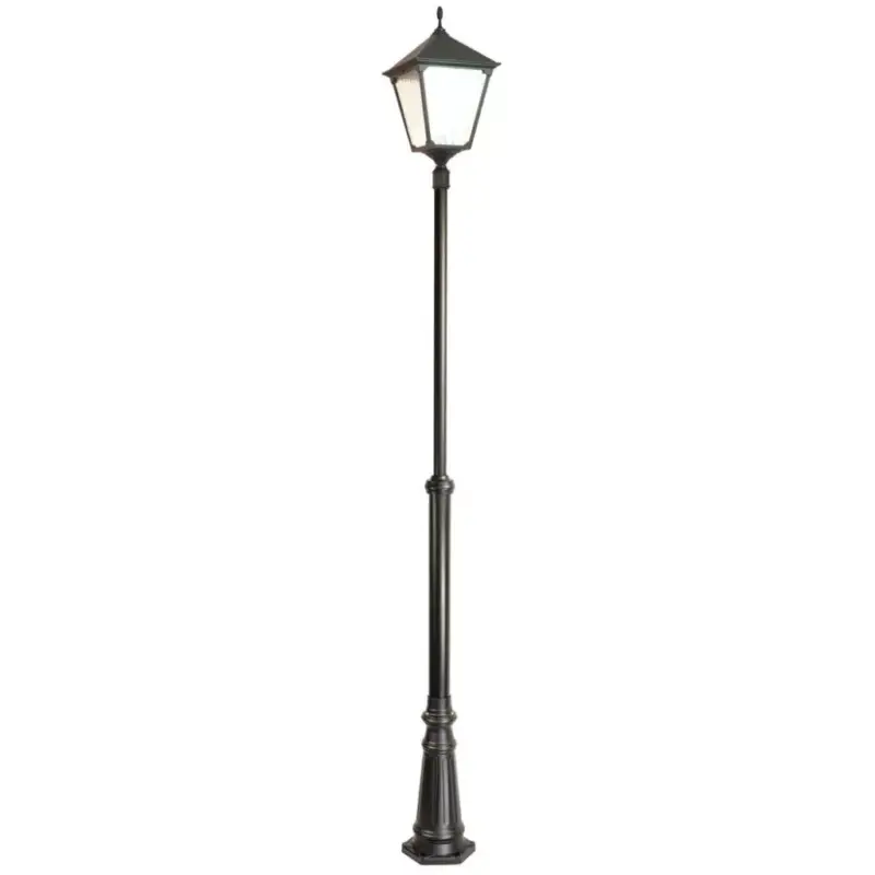 Kültéri kerti lámpaoszlop LANTERN E27 Retro Square OGMWN 1 BD KW 200-300cm fekete Su-Ma Olcsó