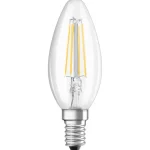 Azonnal elérhető LED izzó E14 B35 3.4W = 40W 470lm 2700K 300° CRI90 izzószál OSRAM SUPERSTAR+ szabályozható