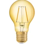 Utolsó esély LED izzó E27 A60 2,5W = 22W 220lm 2400K 300°-os izzószál OSRAM Vintage 1906