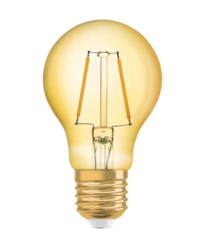 Utolsó esély LED izzó E27 A60 2,5W = 22W 220lm 2400K 300°-os izzószál OSRAM Vintage 1906