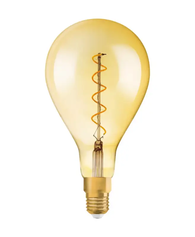 Végkiárusítás LED izzó E27 A60 4W = 28W 300lm 2000K 300° OSRAM Vintage 1906 izzószál szabályozható