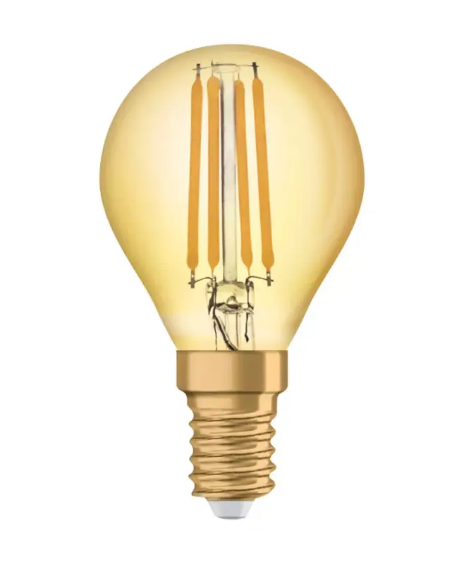 LED izzó E14 P40 4W = 35W 410lm 2400K300° Izzószál OSRAM Vintage 1906 Árengedmény