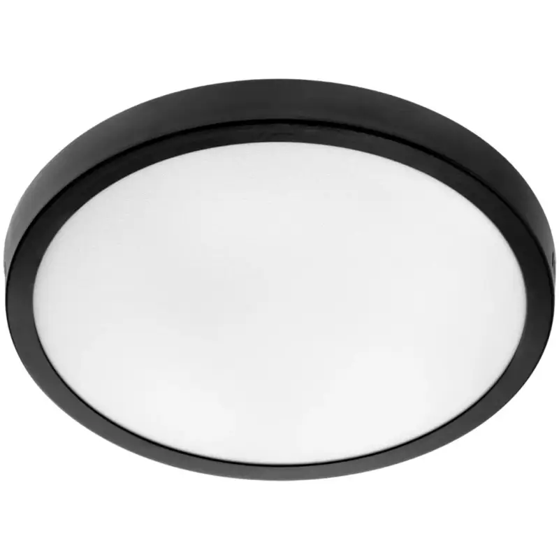 Felületre szerelhető mennyezeti lámpa LED panel 24W 4000K Fekete kerek Proma LVT Legjobb ár