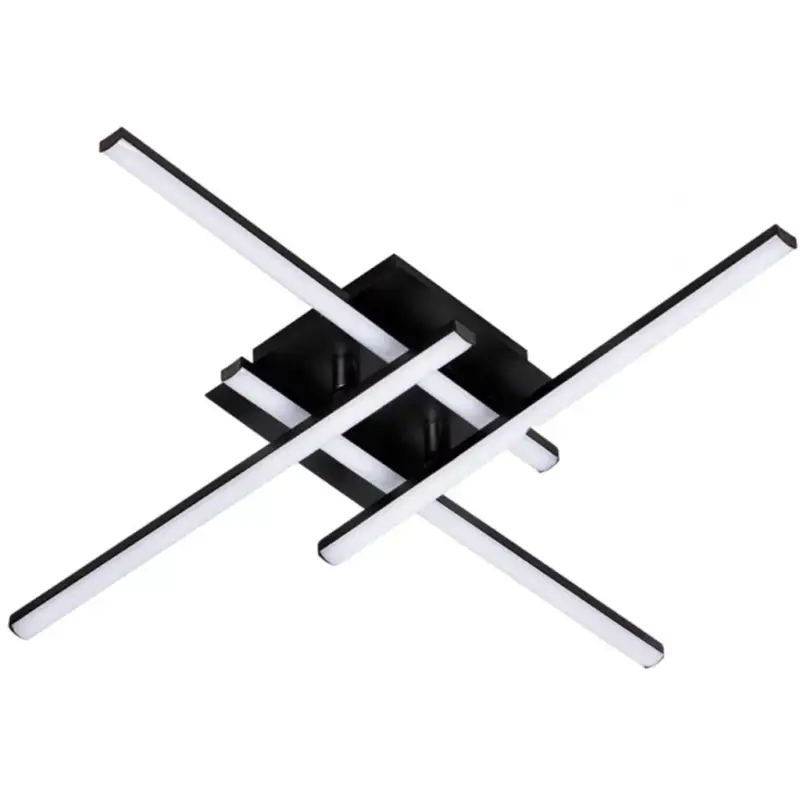 Prémium Geometrikus mennyezeti lámpa LED csillár MODENA GRANDO 34W 4000K fekete
