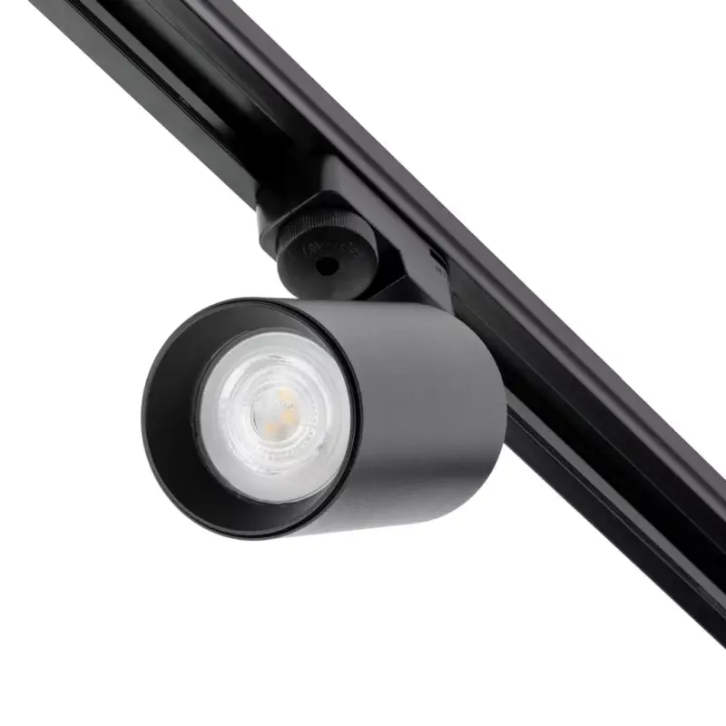 Legkelendőbb GU10 Black Track Spotlight SAGI lampa egyfázisú sínekhez
