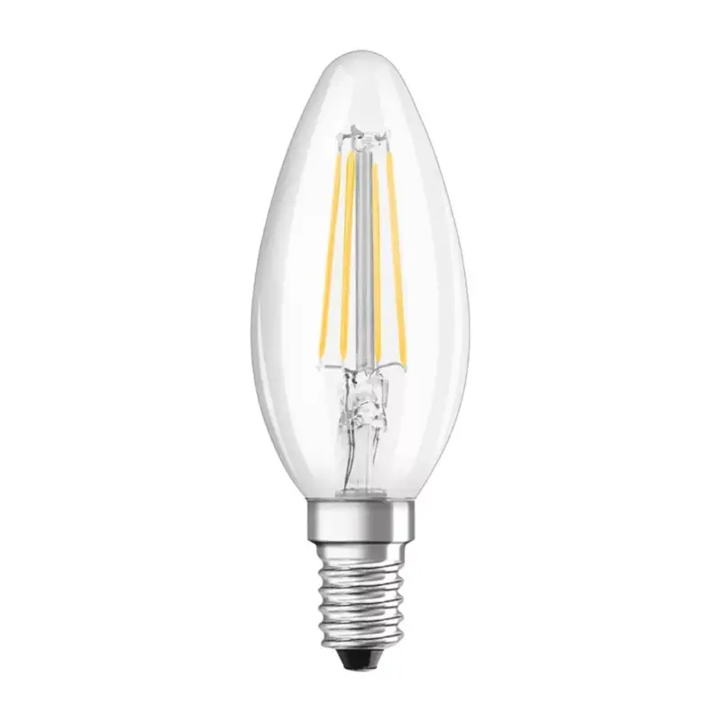 LED izzó E14 B40 4W = 40W 470lm 2700300°-os izzószál 3 fokozatban szabályozható OSRAM STAR Gyors kiszállítás