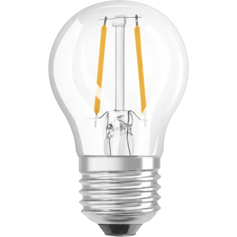 Outlet LED izzó E27 P45 CL 4.8W = 40W 470lm 2700K 320°-os izzószál szabályozható