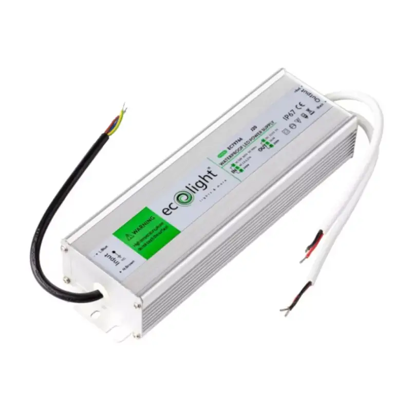 Árengedmény Hermetikus feszültségű LED tápegység IP67 200W 12V Ecolight