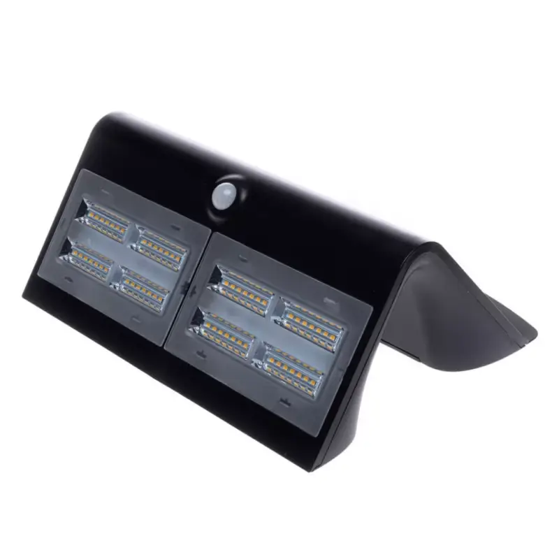 Rendeld meg most Napelemes kerti lámpa BUTTERFLY LED fali lámpa IP65 6.8W 4000K érzékelő fekete Eco-Light