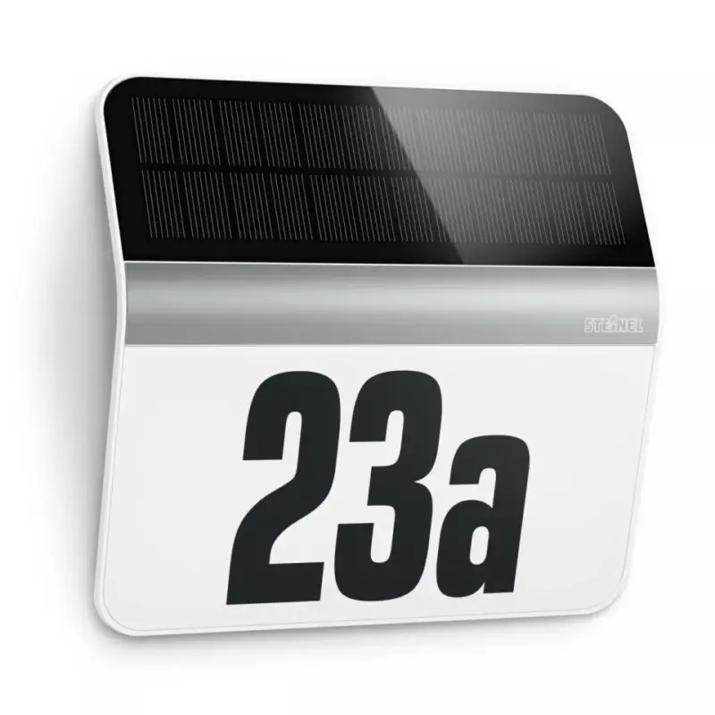 Nézd meg most LED napelemes kerti lámpa világító házszámú fali lámpa XSOLAR LH-N IP44 0,03W 4000K acél acél érzékelő
