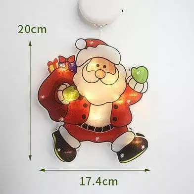 Csak ma LED érem Mikulás 3xAAA 20cm 2700K LVT