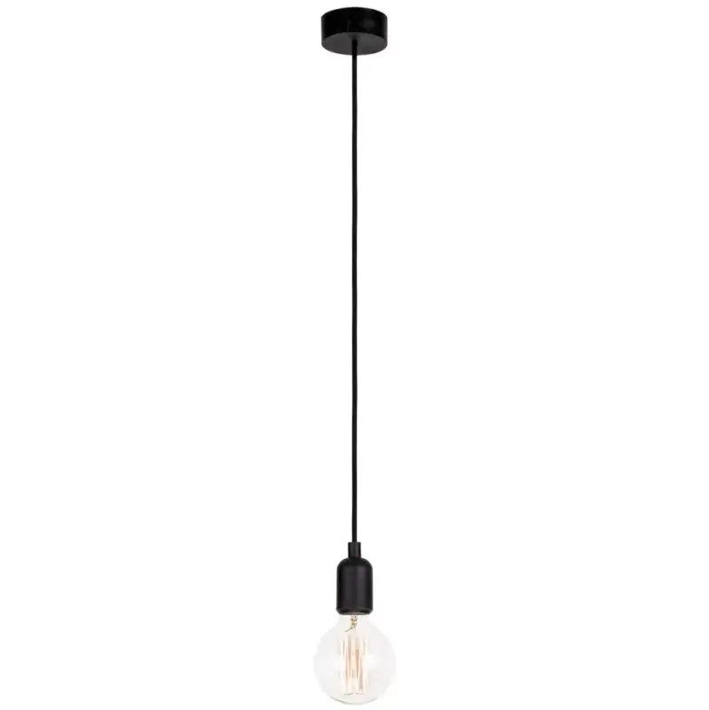 SILICONE 6404 Nowodvorski mennyezeti lámpa fekete E27 függő acél 90 cm minimalista Vásárlói kedvenc
