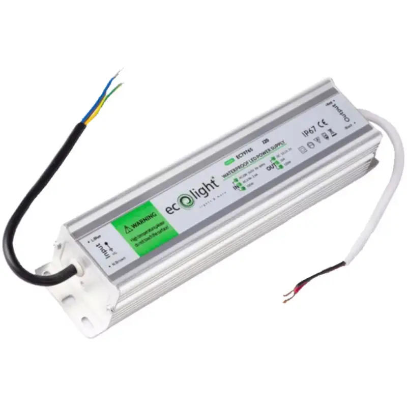 Hermetikus feszültségű LED tápegység IP67 120W 12V Ecolight Szuper akció